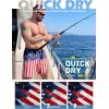 image:imageBRISIRA Mens Swim Trunks 9 Compression Liner Long Board Shorts Swim Shorts Bathing Suit Swimsuit Beach AntiChafe Quick DryAmerican Flag