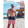 image:imageBRISIRA Mens Swim Trunks 9 Compression Liner Long Board Shorts Swim Shorts Bathing Suit Swimsuit Beach AntiChafe Quick DryAmerican Flag