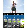 image:imageBRISIRA Mens Swim Trunks 9 Compression Liner Long Board Shorts Swim Shorts Bathing Suit Swimsuit Beach AntiChafe Quick DryArmy Green Leaves
