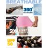 image:imageBRISIRA Mens Swim Trunks 9 Compression Liner Long Board Shorts Swim Shorts Bathing Suit Swimsuit Beach AntiChafe Quick DryBlack Leaf Stripes