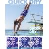 image:imageBRISIRA Mens Swim Trunks 9 Compression Liner Long Board Shorts Swim Shorts Bathing Suit Swimsuit Beach AntiChafe Quick DryBlue Floral Leaves