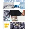 image:imageBRISIRA Mens Swim Trunks 9 Compression Liner Long Board Shorts Swim Shorts Bathing Suit Swimsuit Beach AntiChafe Quick DryGray Spikes