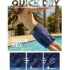 image:imageBRISIRA Mens Swim Trunks 9 Compression Liner Long Board Shorts Swim Shorts Bathing Suit Swimsuit Beach AntiChafe Quick DryNavy Coconut Trees