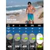image:imageBRISIRA Mens Swim Trunks 9 Compression Liner Long Board Shorts Swim Shorts Bathing Suit Swimsuit Beach AntiChafe Quick DryPineapple Gradient