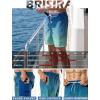 image:imageBRISIRA Mens Swim Trunks 9 Compression Liner Long Board Shorts Swim Shorts Bathing Suit Swimsuit Beach AntiChafe Quick DryPineapple Gradient