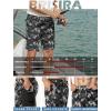 image:imageBRISIRA Mens Swim Trunks 9 Compression Liner Long Board Shorts Swim Shorts Bathing Suit Swimsuit Beach AntiChafe Quick DrySpike Camo