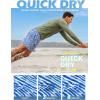 image:imageBRISIRA Mens Swim Trunks 9 Compression Liner Long Board Shorts Swim Shorts Bathing Suit Swimsuit Beach AntiChafe Quick DryWhite  Blue Stripes