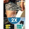 image:imageBRISIRA Mens Swim Trunks 9 Inch Long Board Shorts with Compression Liner SideampCargo Pockets Bathing Suit Beach Quick DryBlackcamouflage