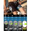 image:imageBRISIRA Mens Swim Trunks 9 Inch Long Board Shorts with Compression Liner SideampCargo Pockets Bathing Suit Beach Quick DryBlackgreen Leaf