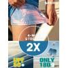 image:imageBRISIRA Mens Swim Trunks 9 Inch Long Board Shorts with Compression Liner SideampCargo Pockets Bathing Suit Beach Quick DryBlue Gradientpink Leaf