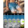 image:imageBRISIRA Mens Swim Trunks 9 Inch Long Board Shorts with Compression Liner SideampCargo Pockets Bathing Suit Beach Quick DryBlue Gradientpink Leaf