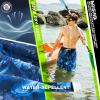 image:imageBRISIRA Mens Swim Trunks Bathing Suit 9 Inch Inseam Compression Liner Beach Long Board Shorts Swimsuit AntiChafe Quick DryBlackblue Flower