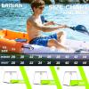 image:imageBRISIRA Mens Swim Trunks Bathing Suit 9 Inch Inseam Compression Liner Beach Long Board Shorts Swimsuit AntiChafe Quick DryBlackblue Flower