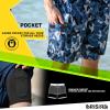 image:imageBRISIRA Mens Swim Trunks Bathing Suit 9 Inch Inseam Compression Liner Beach Long Board Shorts Swimsuit AntiChafe Quick DryBlue Camouflage