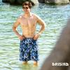 image:imageBRISIRA Mens Swim Trunks Bathing Suit 9 Inch Inseam Compression Liner Beach Long Board Shorts Swimsuit AntiChafe Quick DryBlue Camouflage