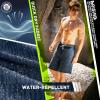 image:imageBRISIRA Mens Swim Trunks Bathing Suit 9 Inch Inseam Compression Liner Beach Long Board Shorts Swimsuit AntiChafe Quick DryBlue Darkstripes