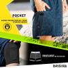 image:imageBRISIRA Mens Swim Trunks Bathing Suit 9 Inch Inseam Compression Liner Beach Long Board Shorts Swimsuit AntiChafe Quick DryBlue Darkstripes