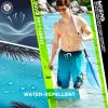 image:imageBRISIRA Mens Swim Trunks Bathing Suit 9 Inch Inseam Compression Liner Beach Long Board Shorts Swimsuit AntiChafe Quick DryBluegradientpalmtree