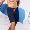 image:imageBRISIRA Mens Swim Trunks Bathing Suit 9 Inch Inseam Compression Liner Beach Long Board Shorts Swimsuit AntiChafe Quick DryNavy