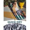 image:imageBRISIRA Mens Swim Trunks Bathing Suit 9 Inch Inseam Compression Liner Long Board Shorts Beach Swimsuit Swimwear Quick DryBlackwhite Stripe
