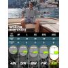 image:imageBRISIRA Mens Swim Trunks Bathing Suit 9 Inch Inseam Compression Liner Long Board Shorts Beach Swimsuit Swimwear Quick DryBlackwhite Stripe