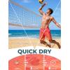 image:imageBRISIRA Mens Swim Trunks Bathing Suit 9 Inch Inseam Compression Liner Long Board Shorts Beach Swimsuit Swimwear Quick DryOrangegradient Stripe