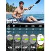 image:imageBRISIRA Mens Swim Trunks Bathing Suit 9 Inch Inseam Compression Liner Long Board Shorts Beach Swimsuit Swimwear Quick DryYellowgreen Leaves