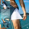 image:imageBRISIRA Mens Swim Trunks Bathing Suit 5 Inch Inseam Compression Liner Beach Swim Shorts Swimwear Quick Dry Zipper PocketBluegradient Stripes
