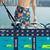 image:imageBRISIRA Mens Swim Trunks Bathing Suit 5 Inch Inseam Compression Liner Beach Swim Shorts Swimwear Quick Dry Zipper PocketDenimblue Yellowfloral