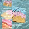 image:imageBRISIRA Mens Swim Trunks Bathing Suit 5 Inch Inseam Compression Liner Beach Swim Shorts Swimwear Quick Dry Zipper PocketIcecream Drip
