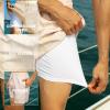 image:imageBRISIRA Mens Swim Trunks Bathing Suit 5 Inch Inseam Compression Liner Beach Swim Shorts Swimwear Quick Dry Zipper PocketKhaki Ripple