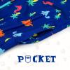 image:imageBRISIRA Boys Swim Trunks with Compression Liner Youth Bathing Suit Quick Dry AntiChafe Swimsuit Swim Shorts Kid Toddler TeenBlue Dinosaurcoconuttree