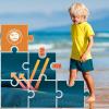 image:imageBRISIRA Boys Swim Trunks with Compression Liner Youth Bathing Suit Quick Dry AntiChafe Swimsuit Swim Shorts Kid Toddler TeenCopenblue