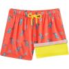 image:imageBRISIRA Boys Swim Trunks with Compression Liner Youth Bathing Suit Quick Dry AntiChafe Swimsuit Swim Shorts Kid Toddler TeenCoralpinkcrocodile