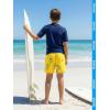 image:imageBRISIRA Boys Swim Trunks Bathing Suit Compression Boxer Brief Liner Swim Shorts Swimsuit AntiChafe Toddler Kids Youth TeenYellow Coconuttree