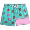 image:imageBRISIRA Boys Swim Trunks Bathing Suit Compression Boxer Brief Liner Swim Shorts Swimsuit AntiChafe Toddler Kids Youth TeenGreen Donut