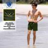 image:imageBRISIRA Mens Swim Trunks 5 Inch Quick Dry Bathing Suit with Compression Liner Beach Swimsuit Board Shorts PocketsArmy Green