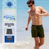 image:imageBRISIRA Mens Swim Trunks 5 Inch Quick Dry Bathing Suit with Compression Liner Beach Swimsuit Board Shorts PocketsArmy Green