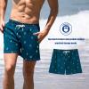 image:imageBRISIRA Mens Swim Trunks 5 Inch Quick Dry Bathing Suit with Compression Liner Beach Swimsuit Board Shorts PocketsBlue Pineapple