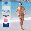 image:imageBRISIRA Mens Swim Trunks 5 Inch Quick Dry Bathing Suit with Compression Liner Beach Swimsuit Board Shorts PocketsPink Bananatree