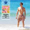 image:imageBRISIRA Mens Swim Trunks 5 Inch Quick Dry Bathing Suit with Compression Liner Beach Swimsuit Board Shorts PocketsPink Bananatree