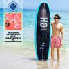image:imageBRISIRA Mens Swim Trunks 5 Inch Quick Dry Bathing Suit with Compression Liner Beach Swimsuit Board Shorts PocketsPink Donut