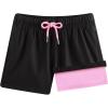 image:imageBRISIRA Boys Swim Trunks Bathing Suit Compression Boxer Brief Liner AntiChafe Swimsuit Swim Shorts Toddler Kids Youth TeenBlack Pink