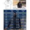 image:imageBRISIRA Mens Big amp Tall Fishing Shirts UPF 50 Sun Hoodie Cooling Lightweight Rash Guard Soft Long Sleeve with ThumbholesBlack