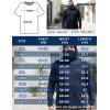 image:imageBRISIRA Mens Big amp Tall Fishing Shirts UPF 50 Sun Hoodie Cooling Lightweight Rash Guard Soft Long Sleeve with ThumbholesNavy