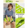 image:imageBRISIRA Boys Swim Trunks with Printed Compression Liner 516Y Bathing Suit Swim Shorts Swimsuit AntiChafe Youth Kids TeenFluorescent Greencamo