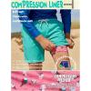 image:imageBRISIRA Boys Swim Trunks with Printed Compression Liner 516Y Bathing Suit Swim Shorts Swimsuit AntiChafe Youth Kids TeenGreenpink Ice Cream