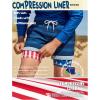 image:imageBRISIRA Boys Swim Trunks with Printed Compression Liner 516Y Bathing Suit Swim Shorts Swimsuit AntiChafe Youth Kids TeenNavy American Flag