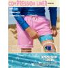 image:imageBRISIRA Boys Swim Trunks with Printed Compression Liner 516Y Bathing Suit Swim Shorts Swimsuit AntiChafe Youth Kids TeenPinkblue Palm Tree