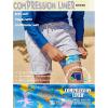 image:imageBRISIRA Boys Swim Trunks with Printed Compression Liner 516Y Bathing Suit Swim Shorts Swimsuit AntiChafe Youth Kids TeenWhiteblue Totem